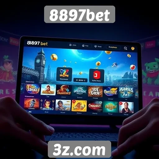 Facilidade de navegação no site 8897bet